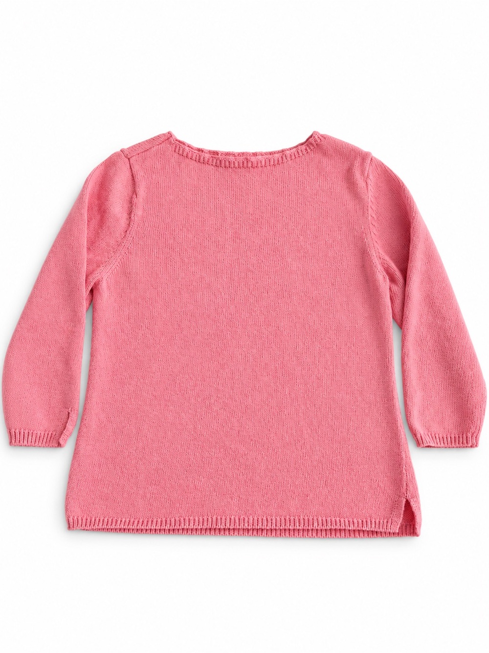 Pendleton Pink 100% Cotton Knit Pullover Sweater M